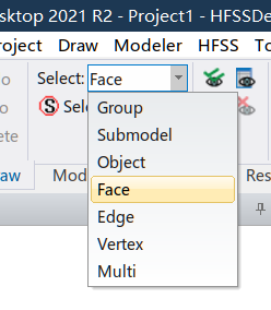  选择捕捉设为 Face 